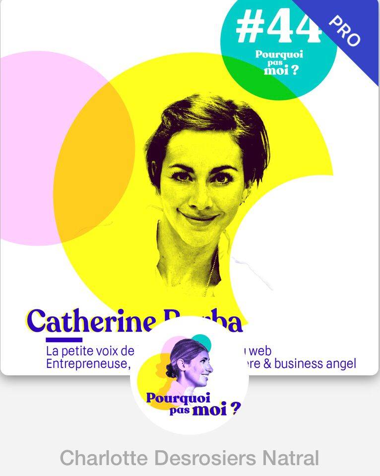 Podcast avec Catherine Barba la première entrepreneuse du web sur l'application KNOW MINUT.